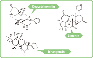 deacetylnomilin, limonin and ichangensin